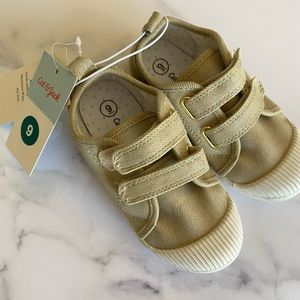 Cat & Jack Toddler Sneakers | Toddler Parker Sneakers Gold Shimmer Size 9